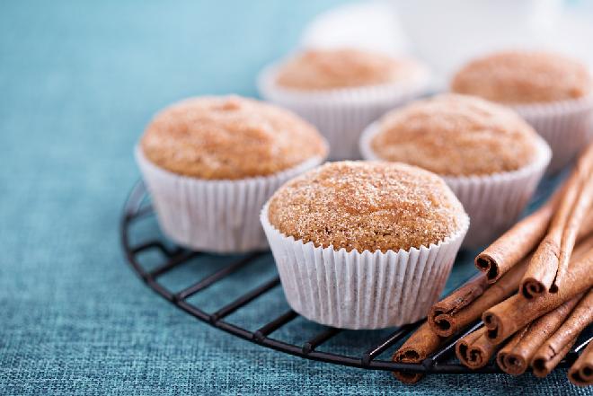 Puszyste muffiny z przecierem jabłkowym ze słoika